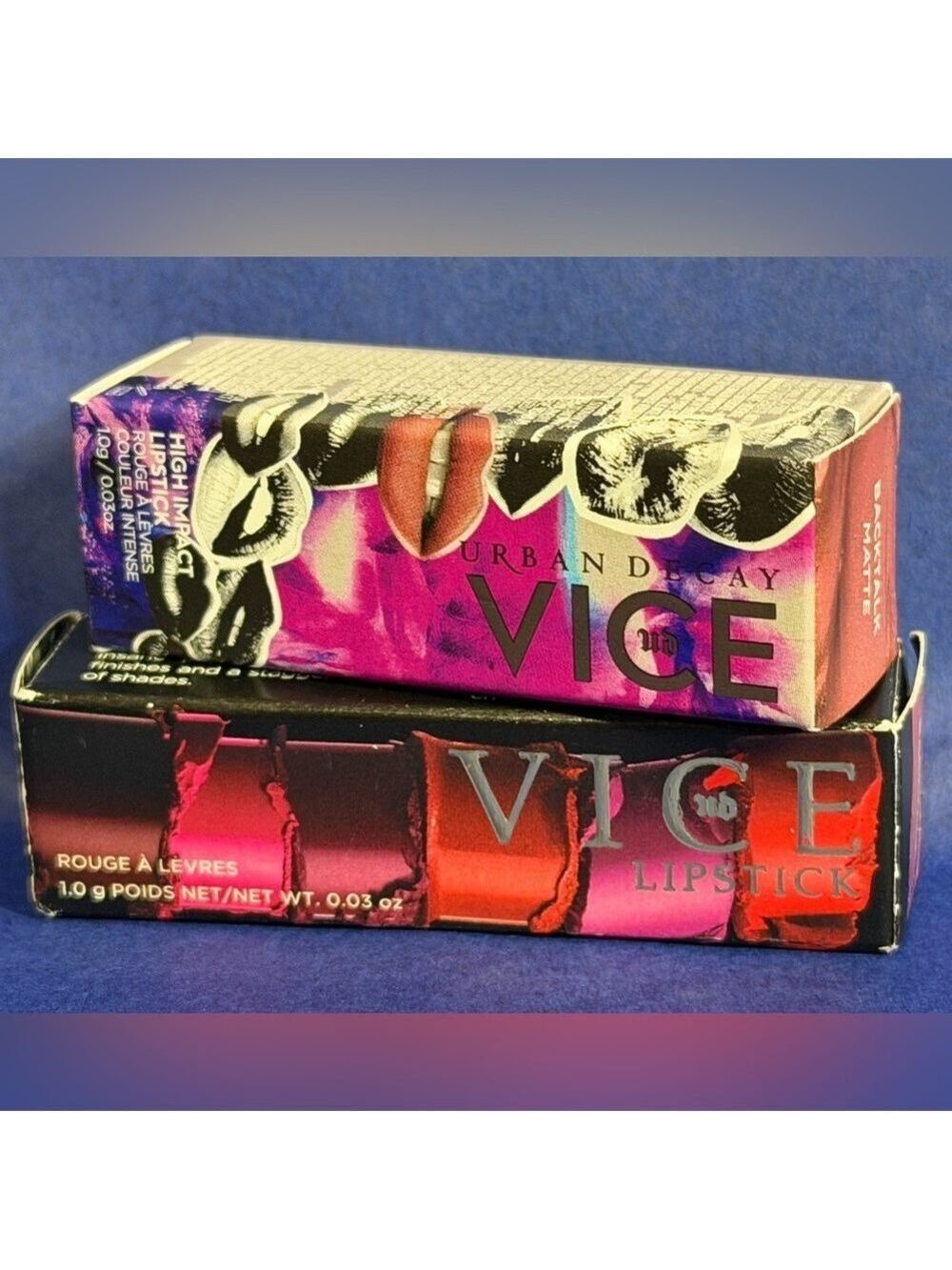 Urban Decay Vice Hydrating High Impact Lipstick & Vice Lipstick. Mini